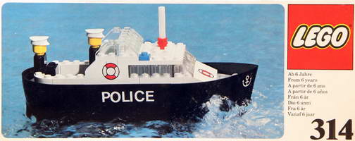 Набор LEGO 314 Полицейский катер