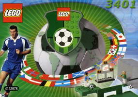 Набор LEGO 3401 Shoot 'n' Score - without ZIDANE / Adidas Minifig