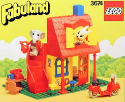 Набор LEGO 3674 Новый дом кролика Бонни