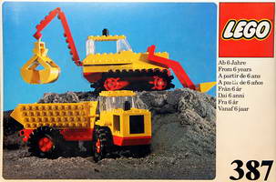 Набор LEGO 387 Экскаватор и самосвал