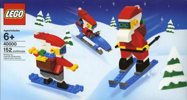 Набор LEGO 40000 Санта Клаус на снегу