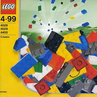 Набор LEGO Красное ведро с деталями