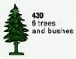 Набор LEGO 430-2 Деревья и кусты