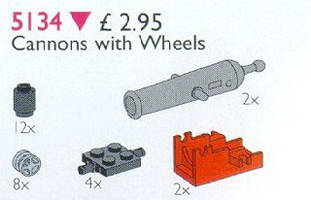 Набор LEGO 5134 Пушки и колеса