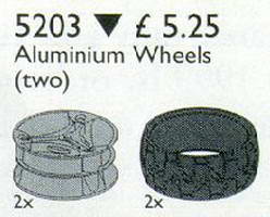 Набор LEGO 5203 Серебряные колеса
