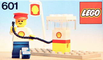 Набор LEGO 601 Бензоколонка Шелл