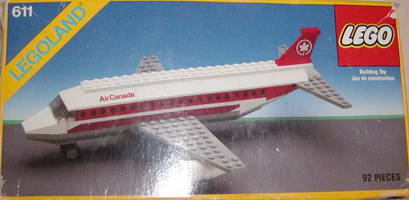 Набор LEGO 611-2 Реактивный самолет компании 'Эйр Канада'
