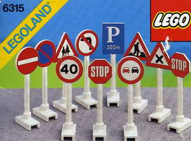 Набор LEGO 6315 Дорожные знаки
