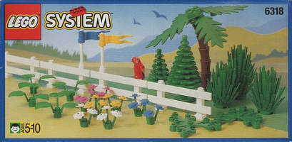 Набор LEGO 6318 Цветы, деревья и изгороди
