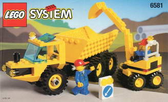 Набор LEGO 6581 Самосвал и Экскаватор