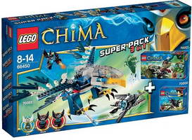 Набор LEGO 66450 Легенды Чимы - Суперпак 3 в 1 (70000, 70001, 70003)