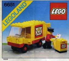 Набор LEGO 6651 Почтовый фургон