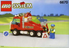 Набор LEGO 6670 Тягач-эвакуатор