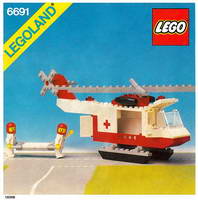 Набор LEGO 6691 Вертолет красного креста
