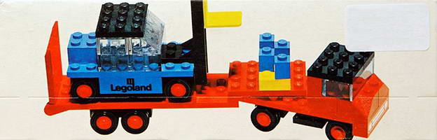 Набор LEGO 684 Low-Loader with Fork Lift Truck