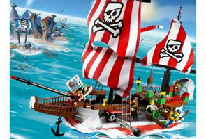 Набор LEGO 7075-2 Пиратский Корабль Красной Бороды - с мотором