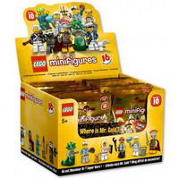Набор LEGO 71001-18 Мини-фигурки 10-й серии (коробка из 60 штук)