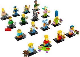 Набор LEGO 71005-17 Полная серия мини-фигурок 'Симпсоны'