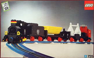 Набор LEGO 725-2 12В Грузовой поезд и железная дорога