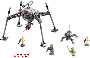 Набор LEGO 75142 Самонаводящийся дроид-паук