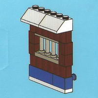 Набор LEGO 7553-5 Стена и окно с решеткой