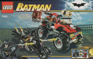 Набор LEGO Бэтцикл: Грузовик Харли Куин