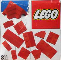Набор LEGO 811 Красные крыши для сборки крутой крыши