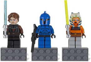 Набор LEGO Магниты Скайуокер, Командир и Ашока