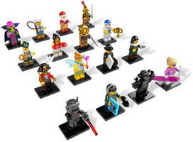 Набор LEGO 8833-17 Полный набор мини-фигурок 8-й серии