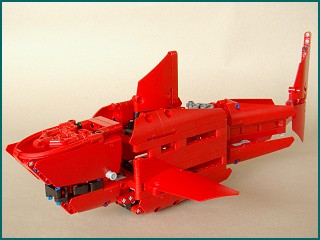 Набор LEGO MOC-1165 Красная акула