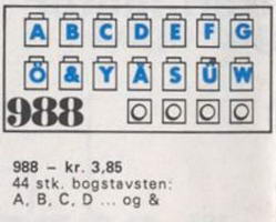 Набор LEGO 988 Кирпичики с алфавитом