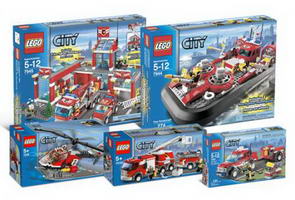 Набор LEGO Пожарная охрана - коллекция