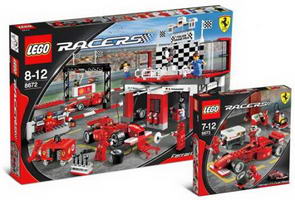 Набор LEGO K8672 Коллекция Гоночные машины Феррари