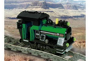 Набор LEGO KT304 Маленький зеленый паровоз