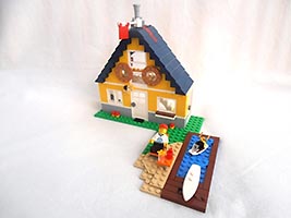 Набор LEGO MOC-2540 Домик у бассейна
