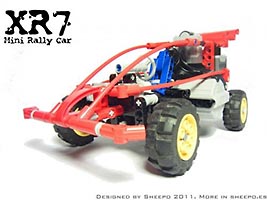 Набор LEGO MOC-0051 Гоночная машина XR7