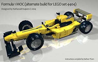 Набор LEGO MOC-0136 Болид Формула 1