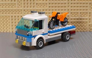Набор LEGO MOC-0180 Грузовик для перевозки мотоциклов