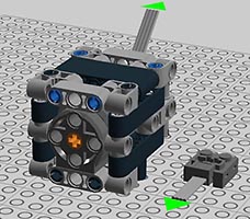 Набор LEGO MOC-0312 Адаптер XL для M-мотора