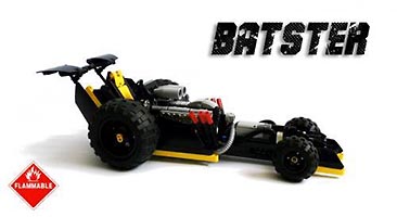 Набор LEGO MOC-0477 Бэтстер - гоночный автомобиль Бэтмена