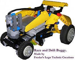 Набор LEGO MOC-0572 Багги для гонок и дрифтинга