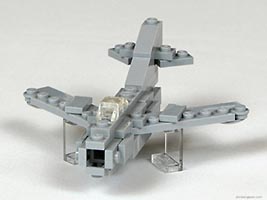 Набор LEGO MOC-0593 Мини-Истребитель МиГ-15