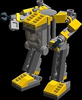Набор LEGO MOC-0685 Сверхмощный рабочий робот