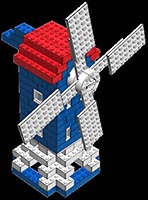 Набор LEGO MOC-0718 Синяя мельница