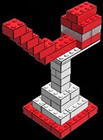 Набор LEGO MOC-0721 Красный кран
