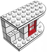 Набор LEGO MOC-0723 Магазинчик на перекрестке