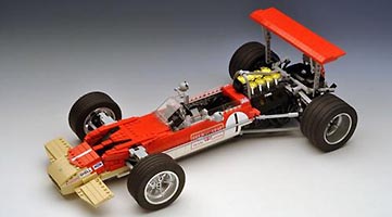 Набор LEGO MOC-0843 Гоночный автомобиль 'Лотус 49B'