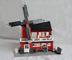 Набор LEGO MOC-1072 Красная мельница