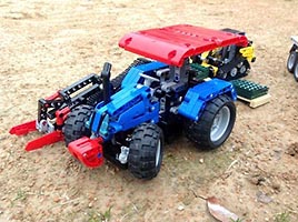 Набор LEGO MOC-1097 Трактор для подрезки дерна 'Броуэр 1576'