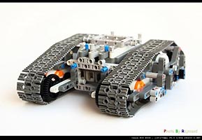 Набор LEGO MOC-1136 Гусеничное шасси с управлением через Mindstorm